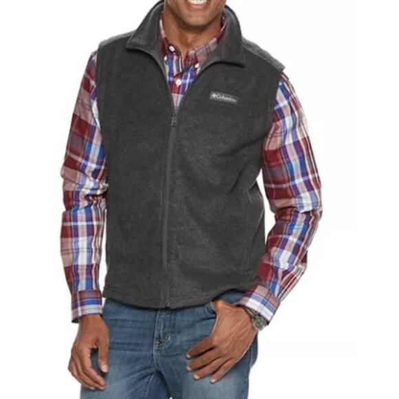 Columbia Other - NWT Columbia Men's Steens Mountains Gray Vest Size LT Style AT1535